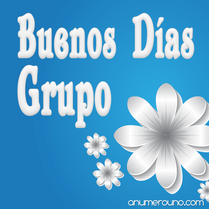 Saludo de buenos días