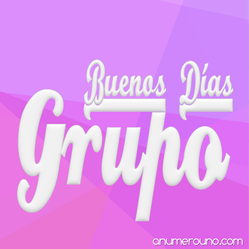 Saludo de buenos días