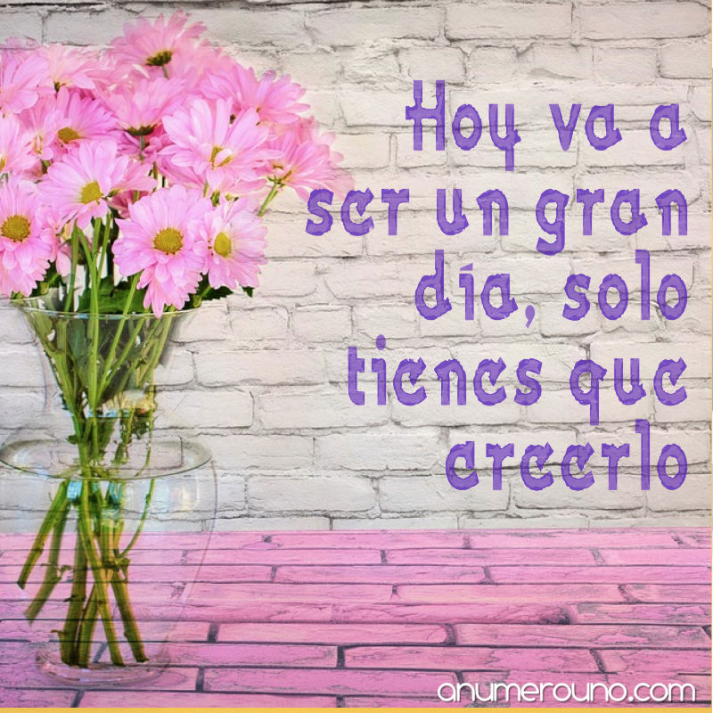 Saludo de buenos días