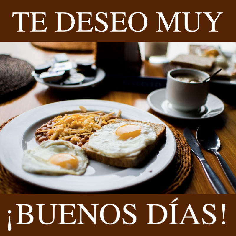 Saludo de buenos días para redes sociales