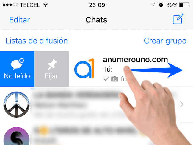 anclar chat WhatsApp 2017 anumerouno.com